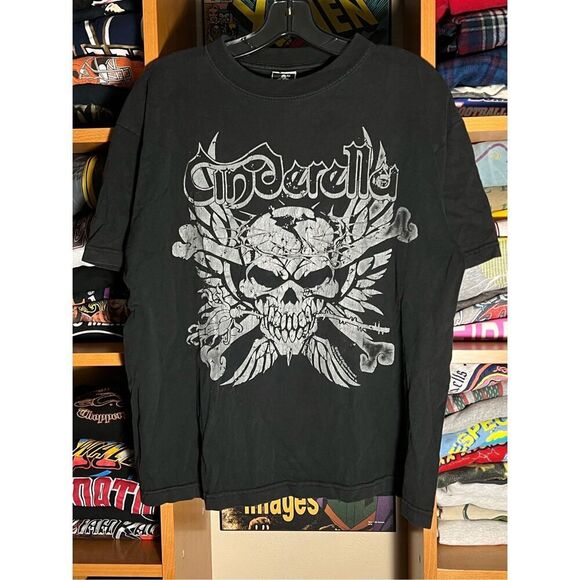 Vintage Y2K Cinderella Goth Double Sided Band Tee - Picture 1 of 6